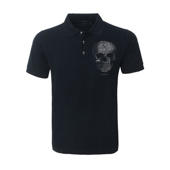 Look 54 HAUPTSTADTROCKER Death's Head Polo, Size XL - Picture 1 of 17